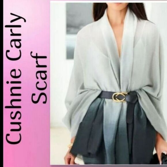 Cushnie Scarf Carly Ombre Print Scarf/Cover up  NWT PERFECT GIFT - Picture 1 of 11